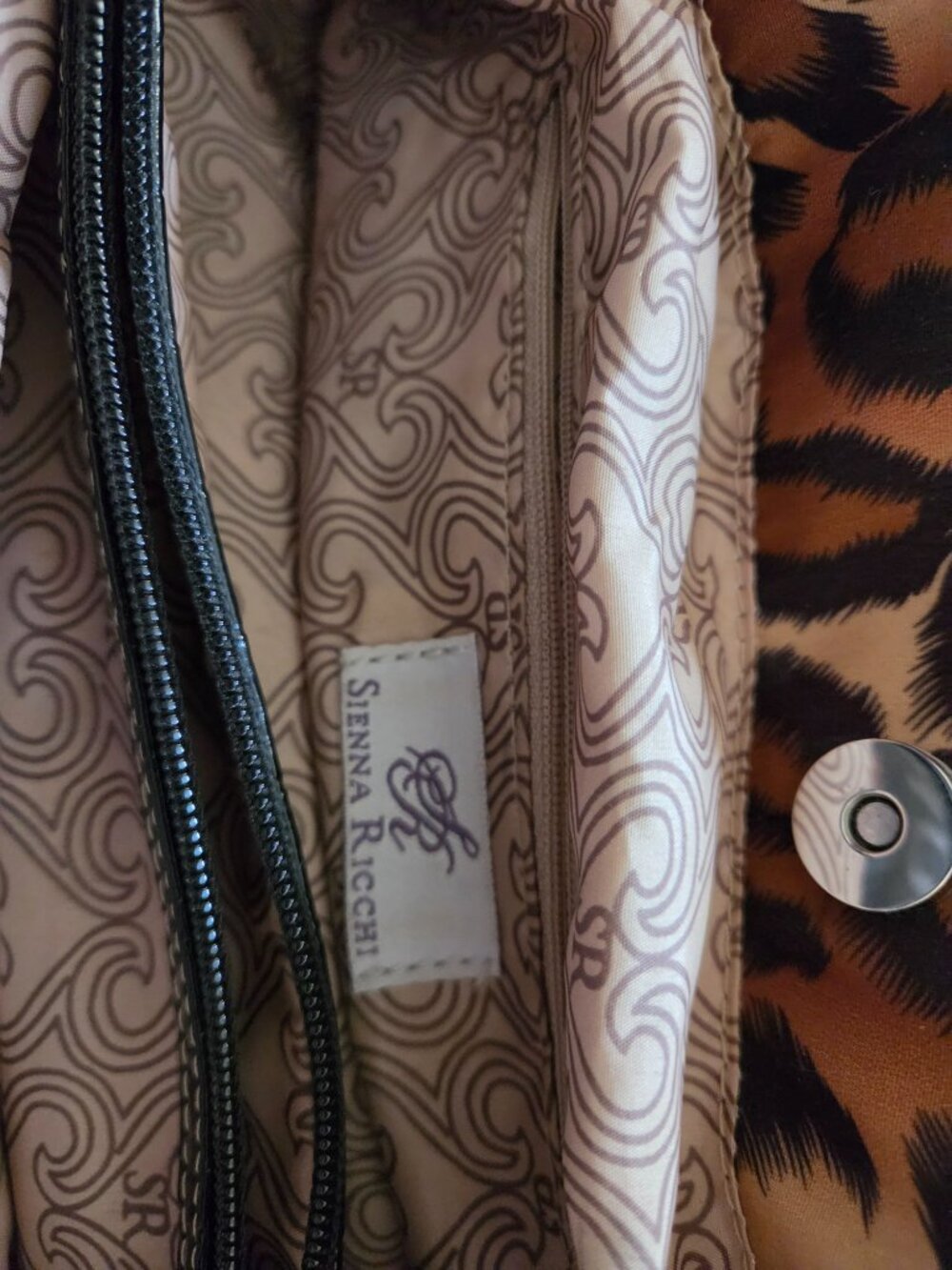 Sienna Ricchi Leopard Print Shoulder Bag View 6